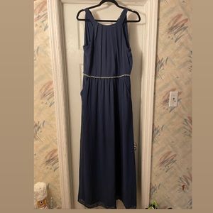 Navy blue bridesmaid dress